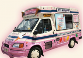 Promotional Ice Cream Vans - Window Space Wrap